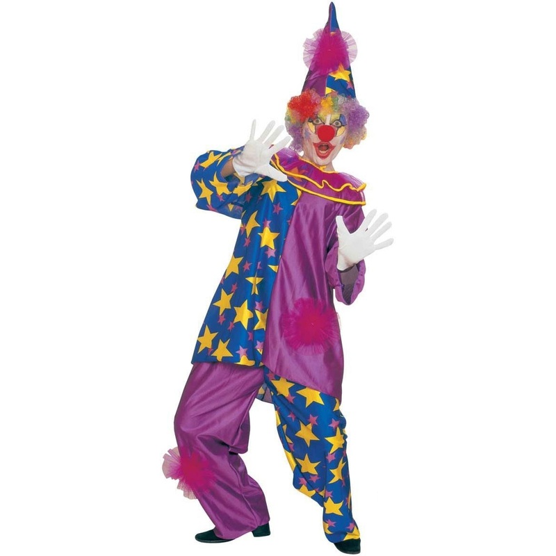 Mysterious clown ladies costume S