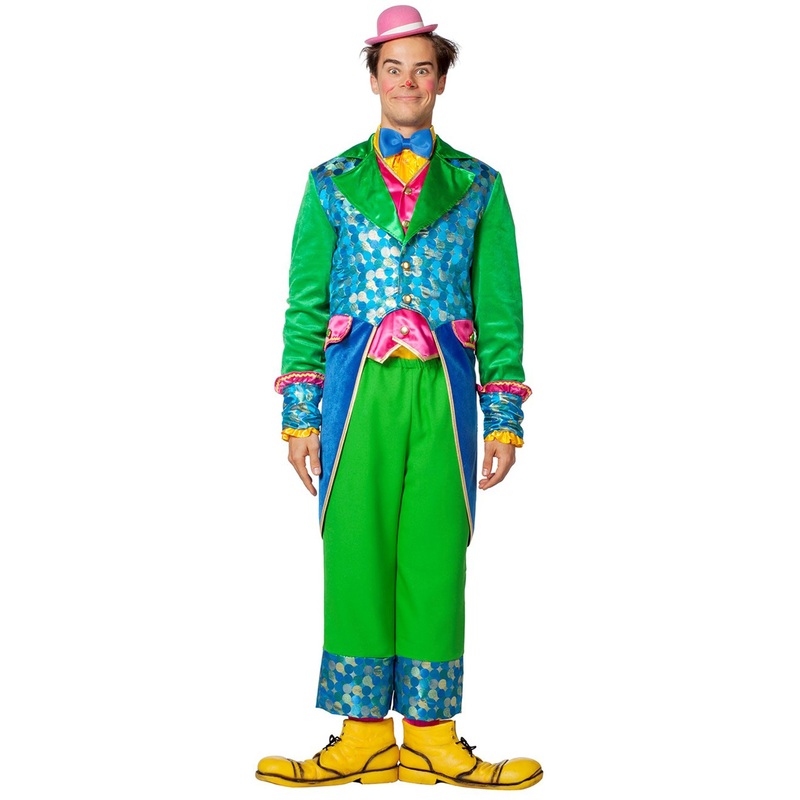 Pepe colorful clown mens costume 48