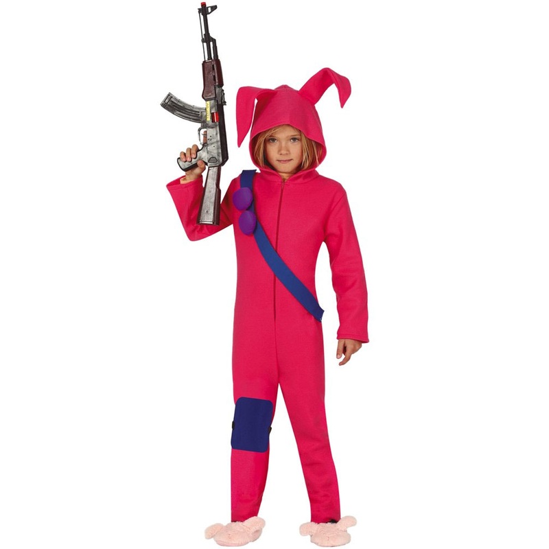Pink Gaming Rabbit costume for children