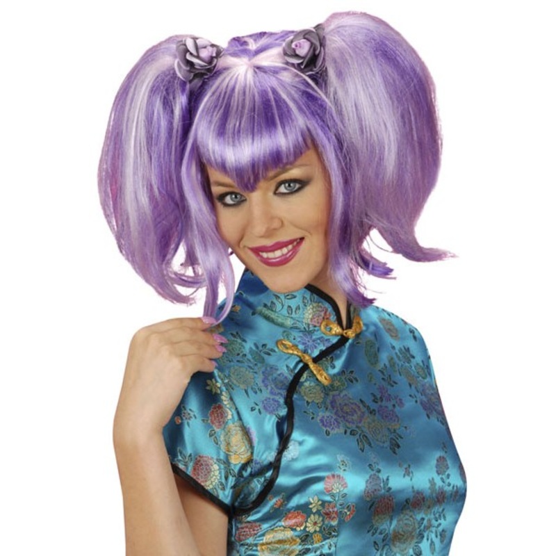 Purple Sakura Fantasy Women's Wig