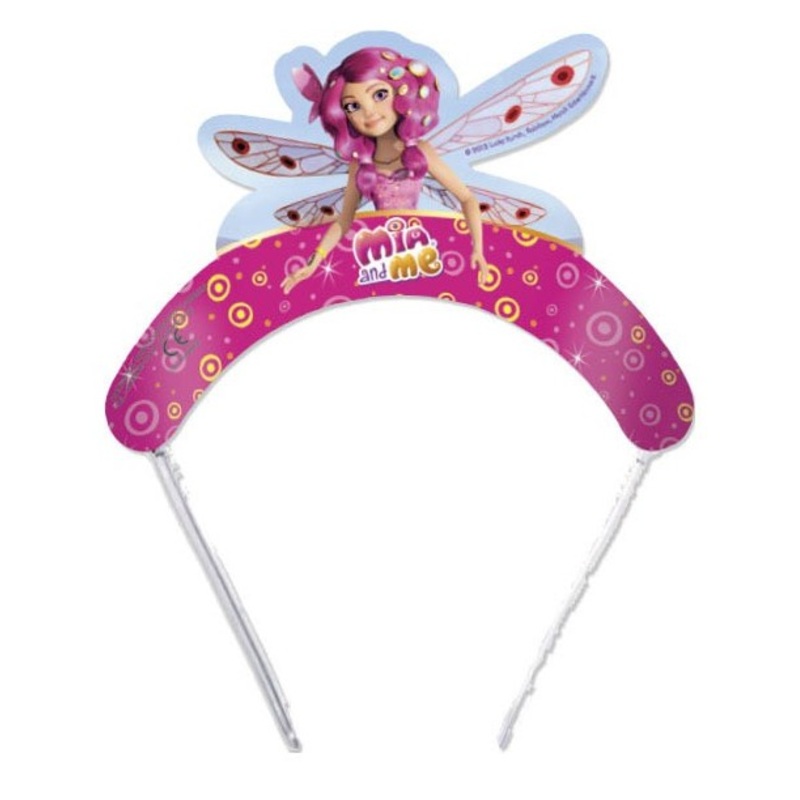 6 Mia And Me fairy party headband crowns