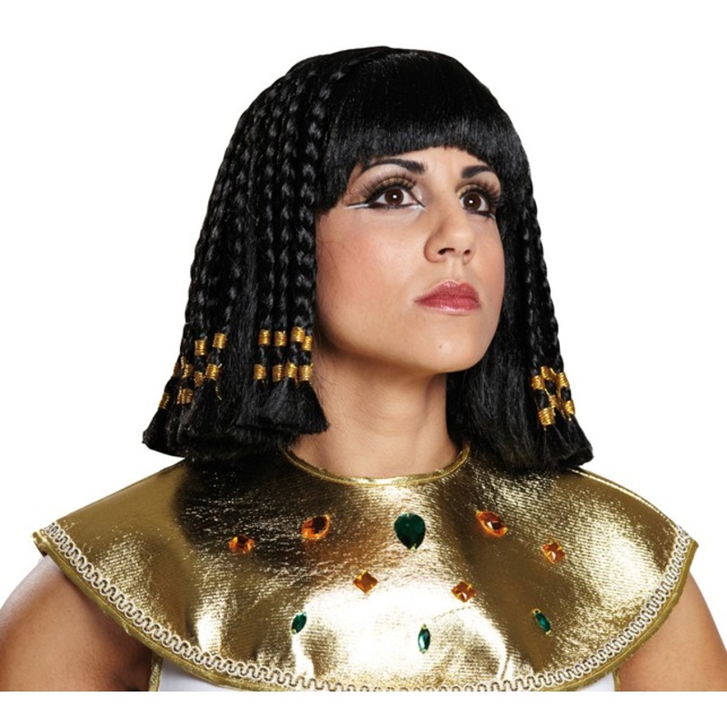 Antique Cleopatra wig with plaits