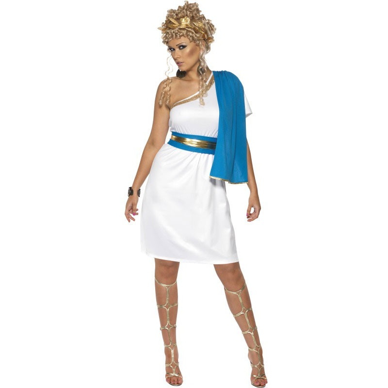 Aphrodite ladies costume white S
