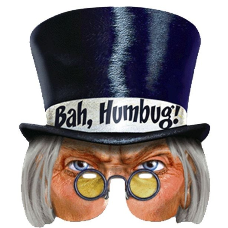 Bah Humbug Scrooge Mask