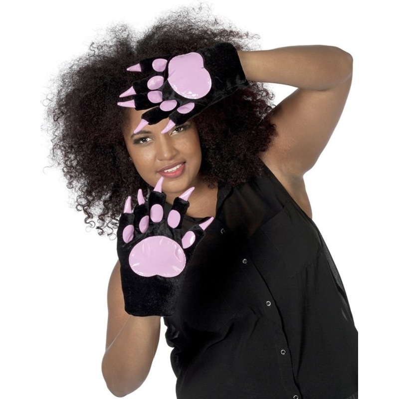Black cats paws for adults