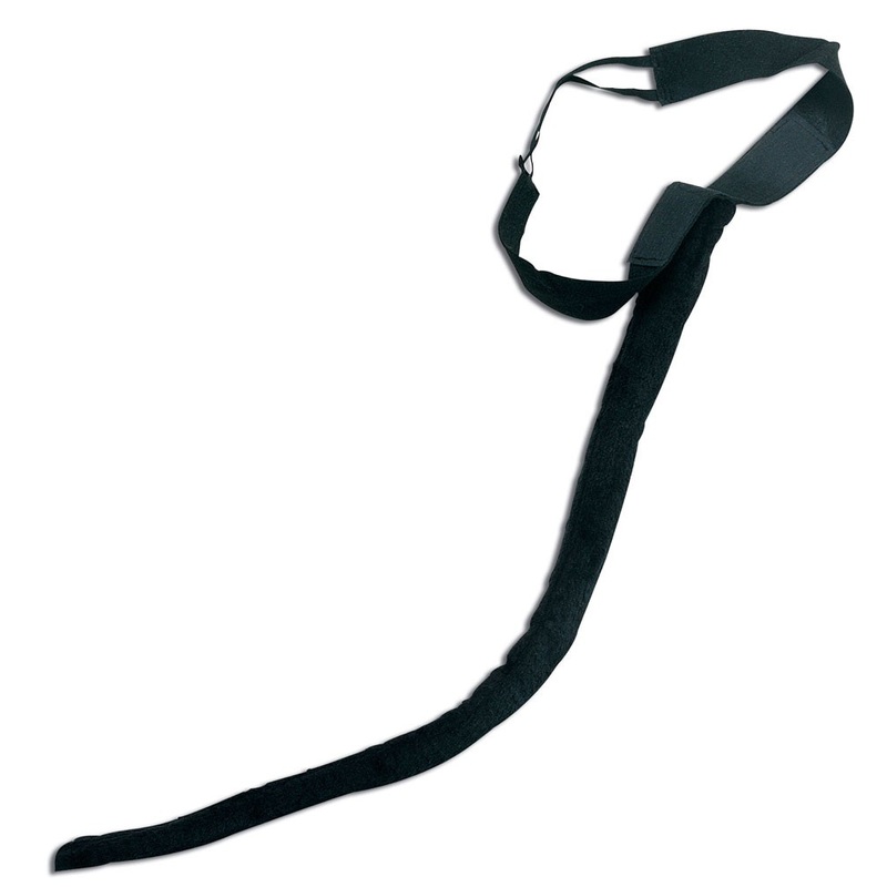 Black long cat tail