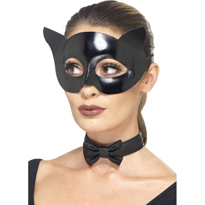 Cat Mask & Bow Tie Accessory Set