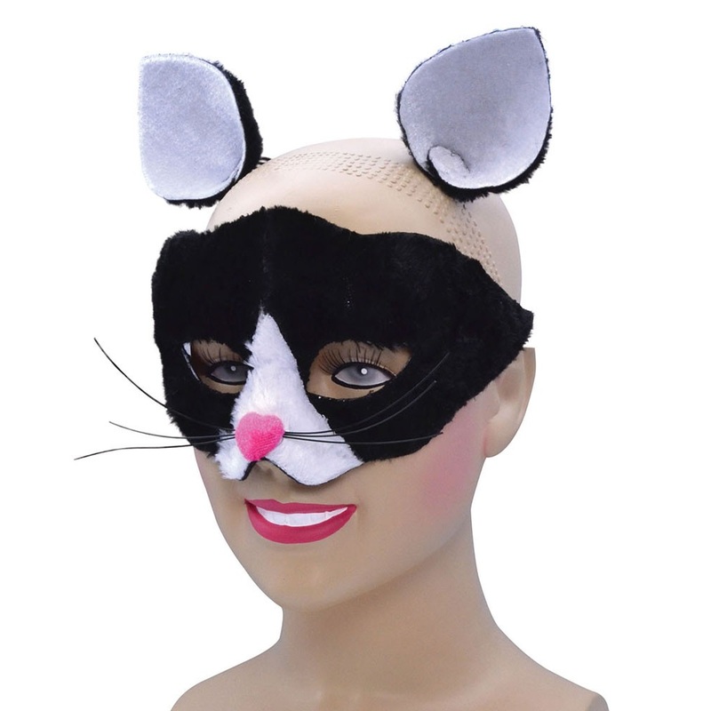 Cute kitten mask with ears