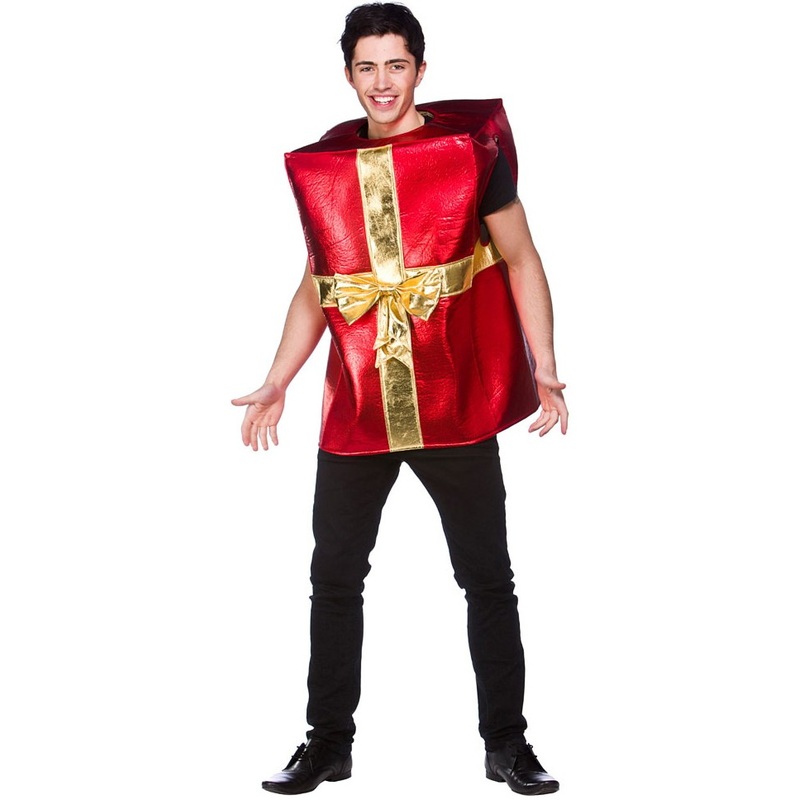 Gift box costume unisex