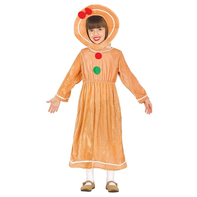 Gingerbread woman Frieda child costume