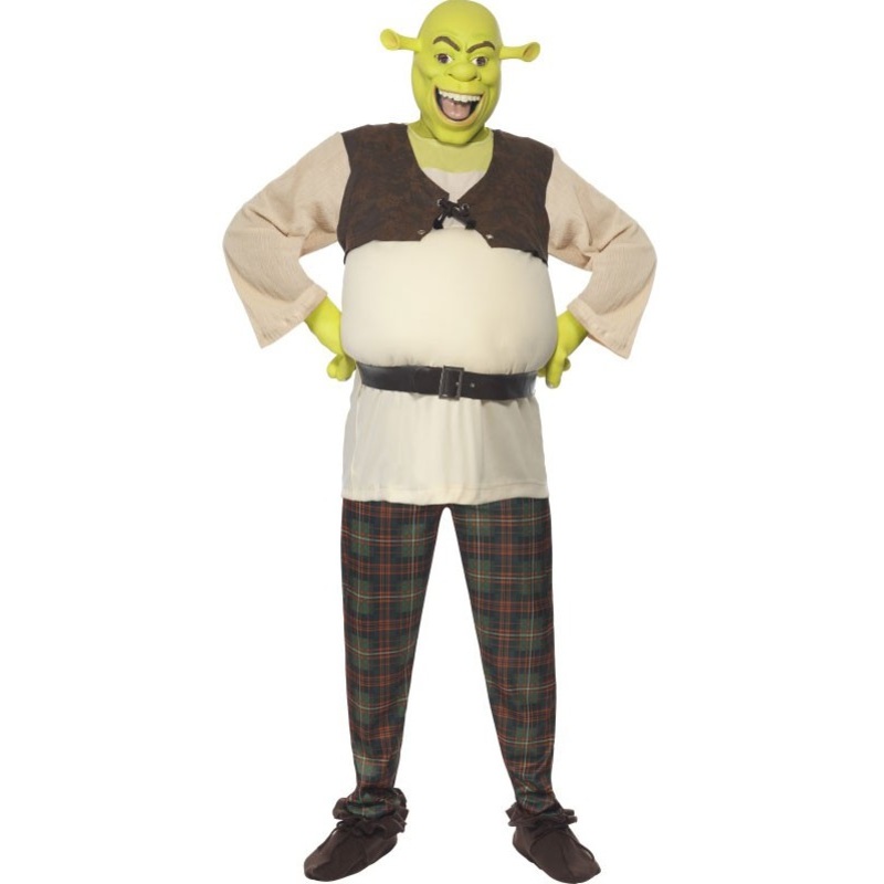 Green Shrek mens costume M