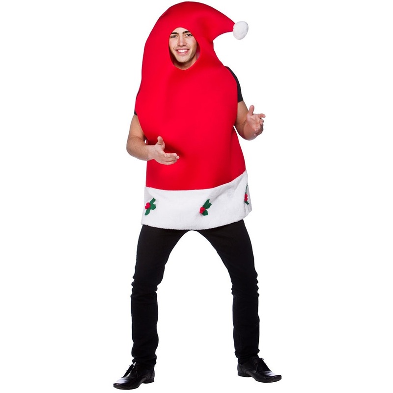Large Santa hat unisex costume