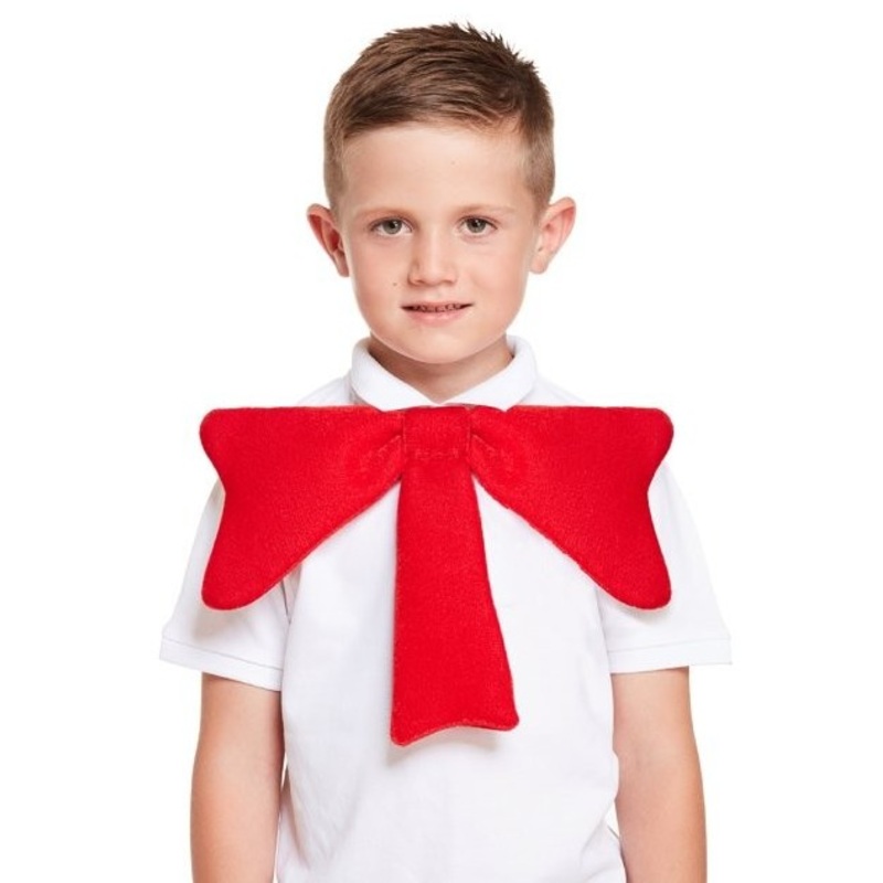 Red XXL bow tie for boys