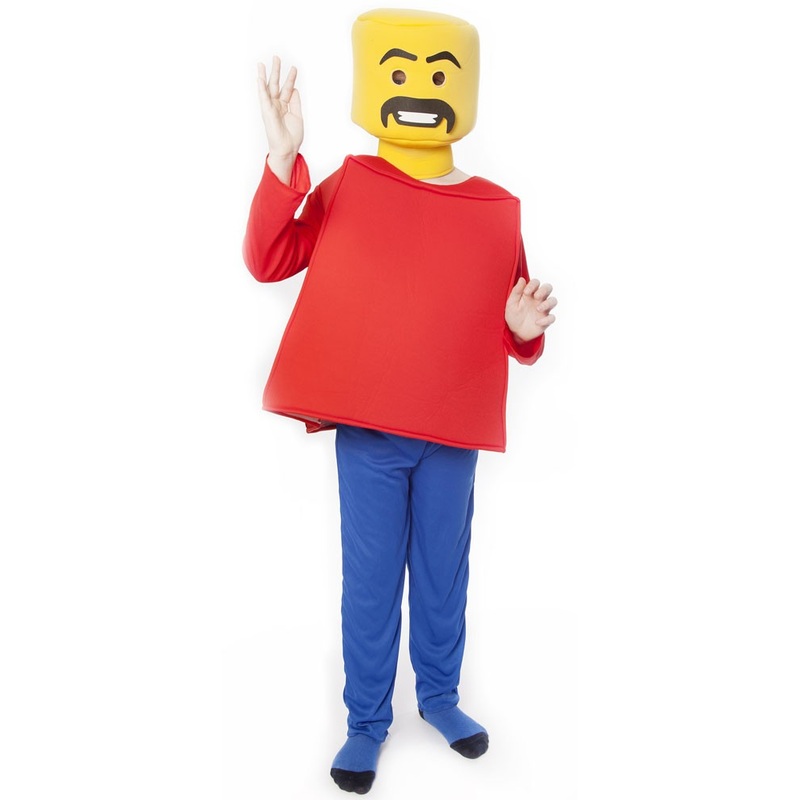Small yellow toy figures child costume S