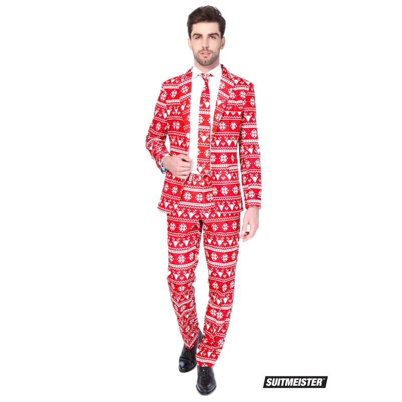 Suitmeister Party Suit Christmas Red Nordic S
