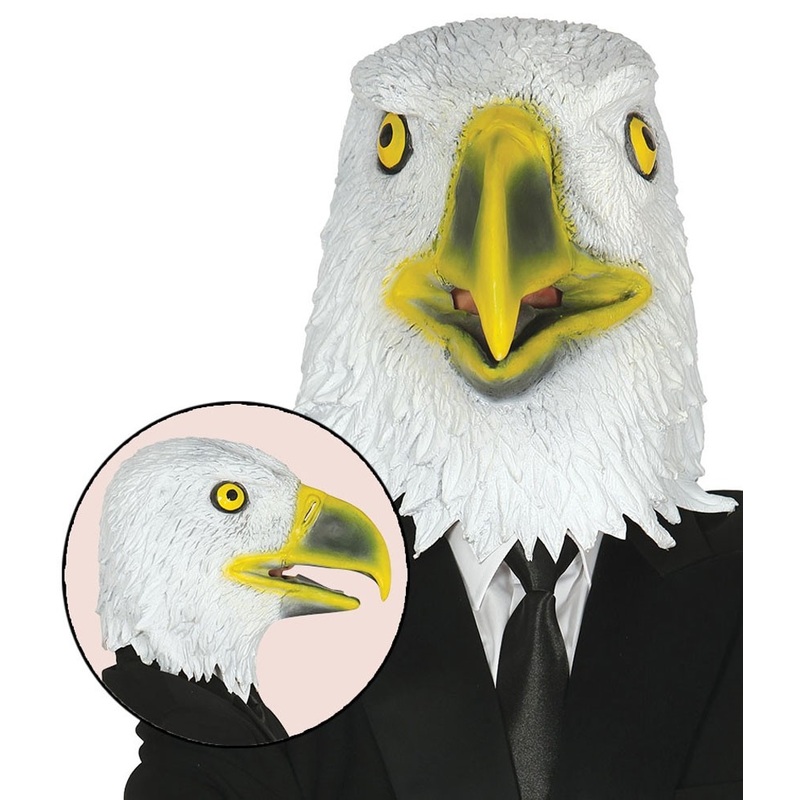 Bald eagle full face mask