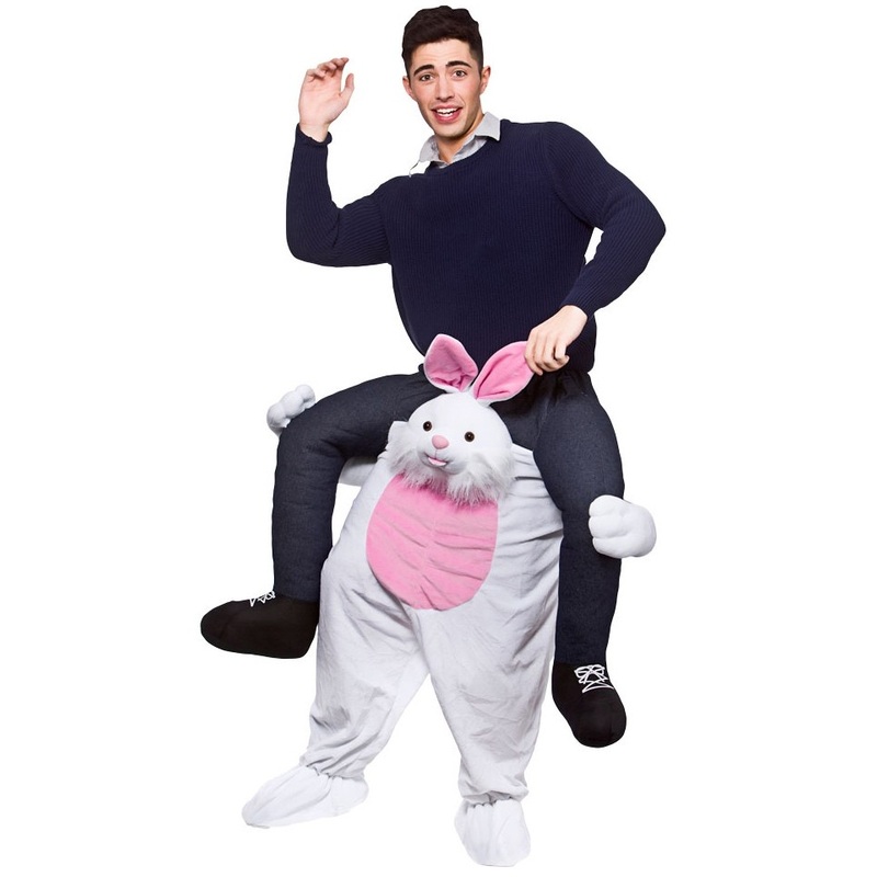 Bunny superpower piggyback costume