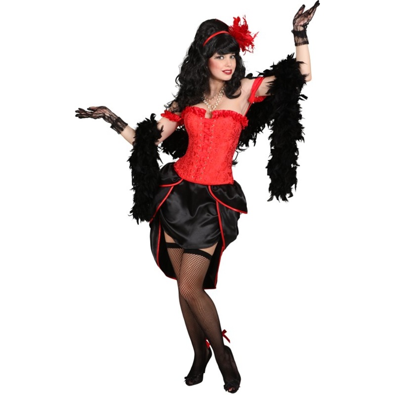 Burlesque corsage in red S