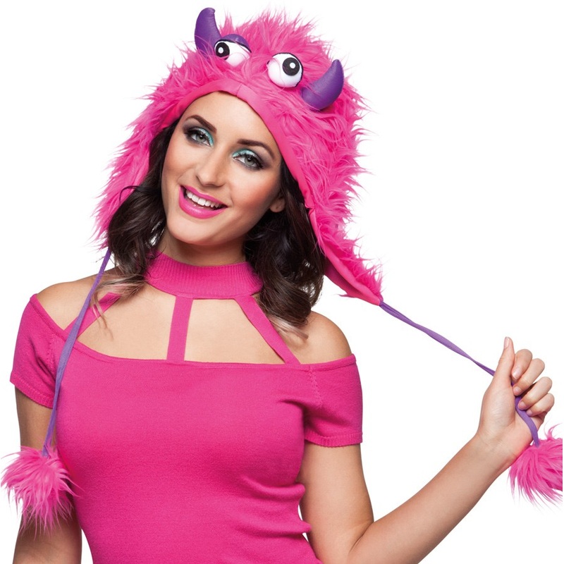 Crazy Franzi monster hat in pink
