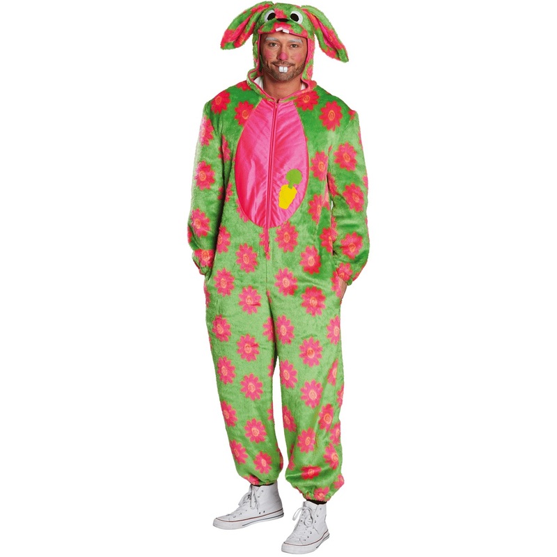 Crazy Neon Rabbit Costume For Men S