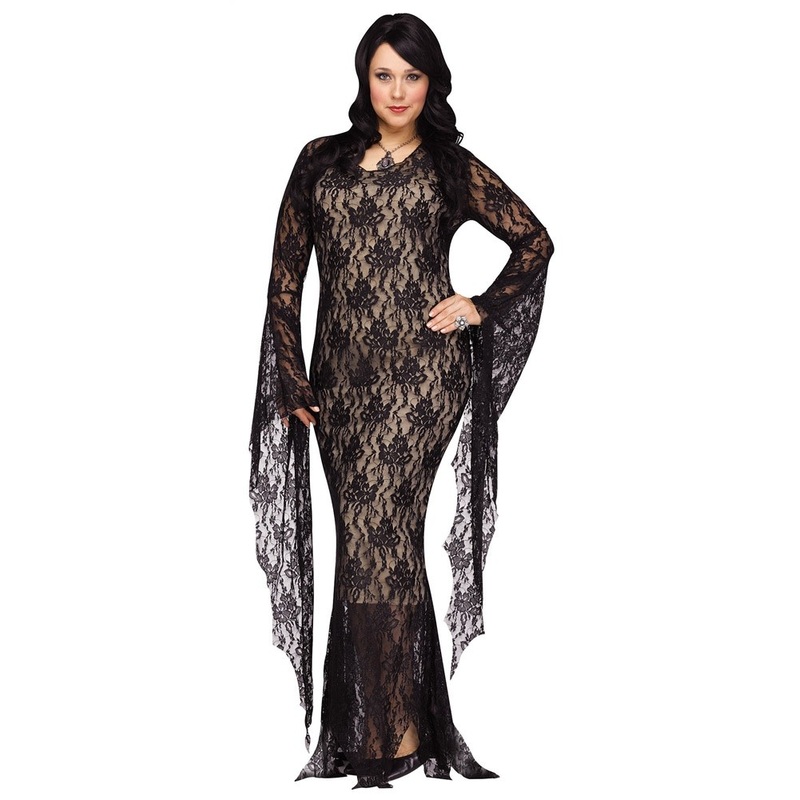 Elegant curvy size women's dress