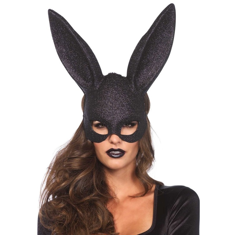 Glitter rabbit mask