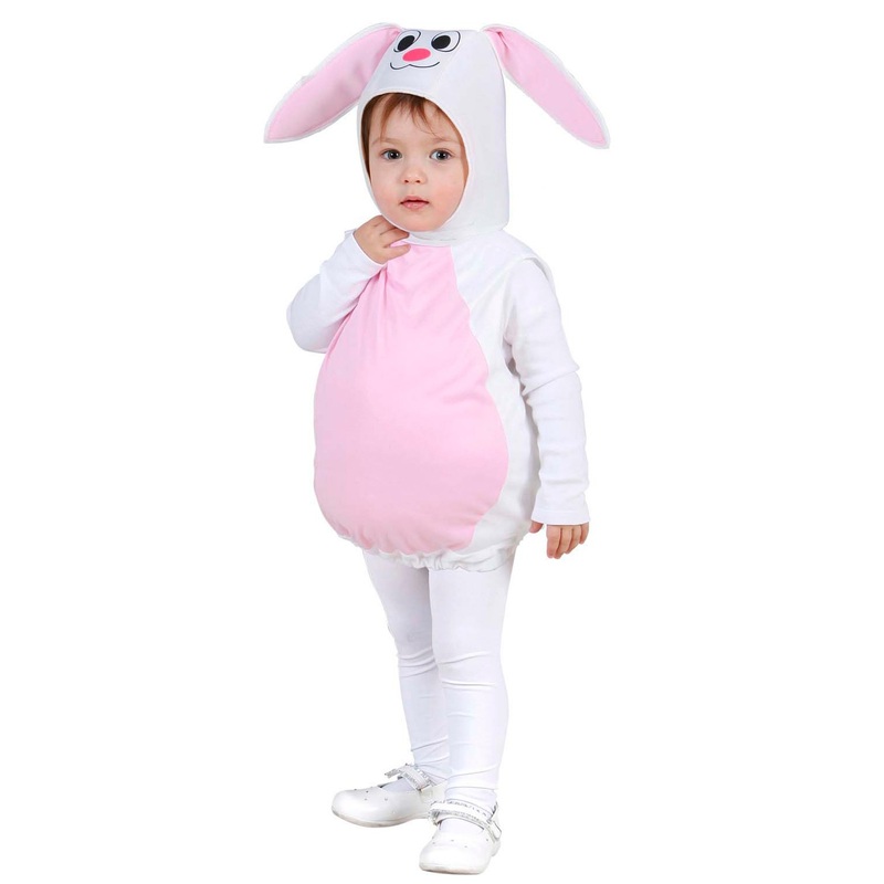 Plush bunny child costume