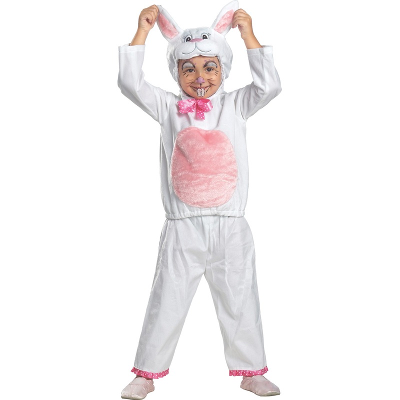 Plush bunny kids costume 98