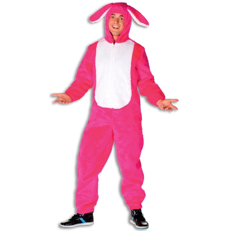 Pretty In Pink Bunny Plush Jumpsuit 48