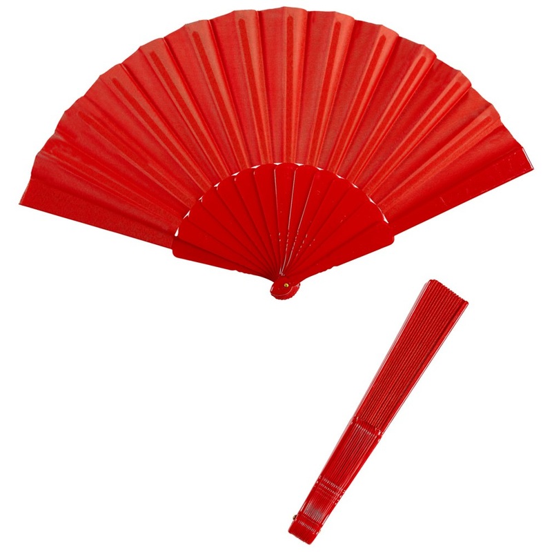 Red fan 23cm