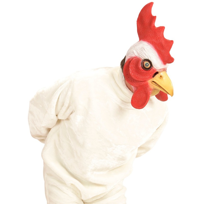 Rooster head full face mask