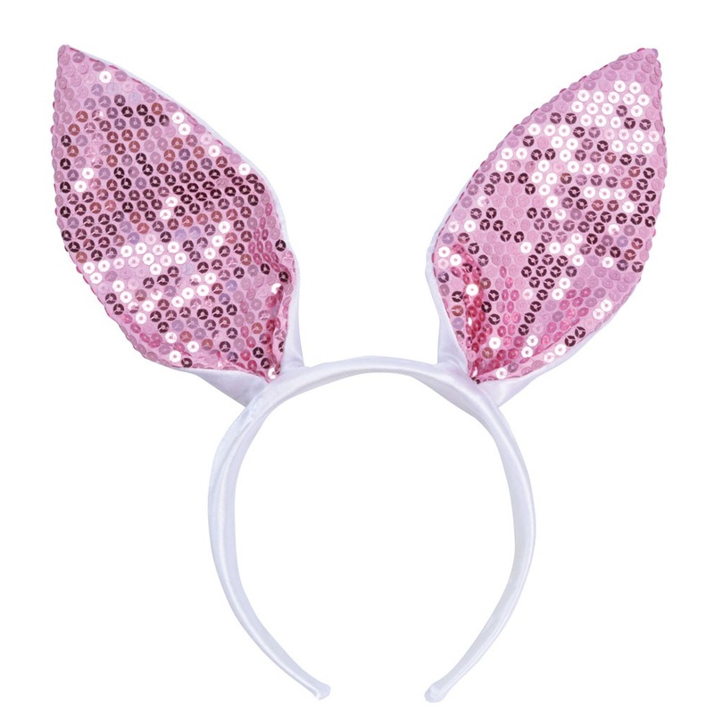 Sparkling sequin bunny headband