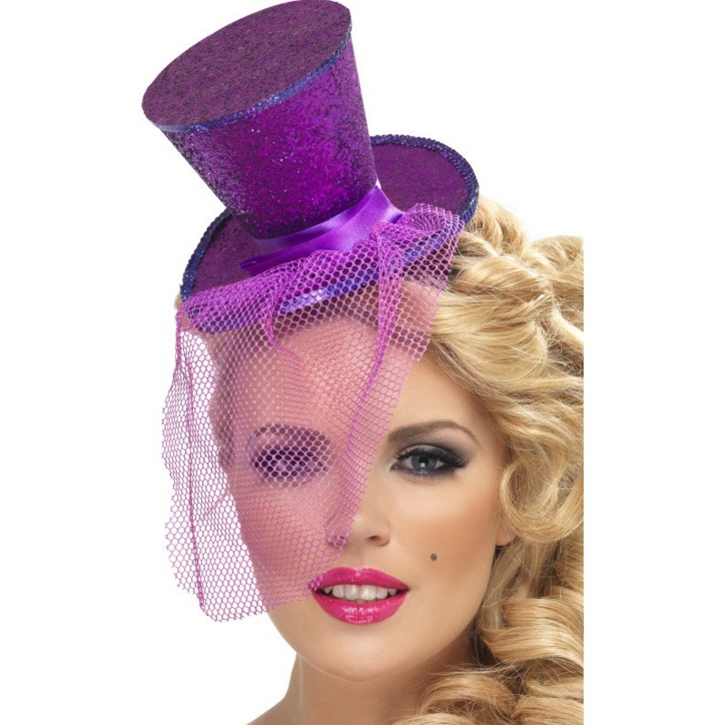 Top Hat Harreif Veil Purple