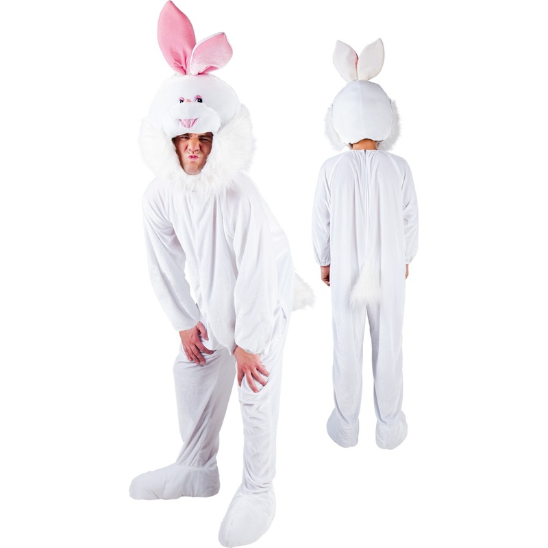 White rabbit mascot costume
