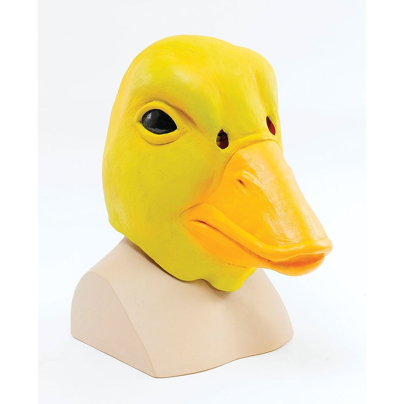 Yellow duck Julius full head mask
