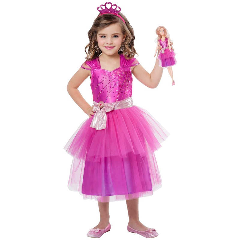 Barbie pink glitter costume deluxe