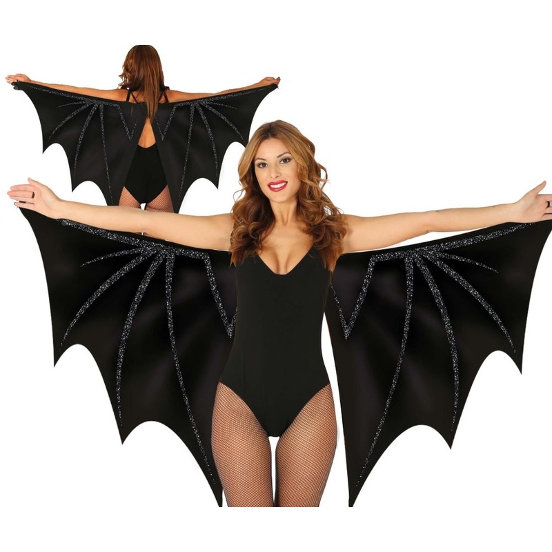 bat wings with glitter 1.7m x 80cm
