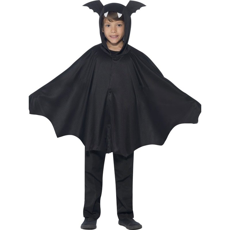 Children's Bat Cape with Hood S-M