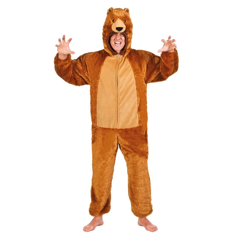 Grizzlo bear plush costume