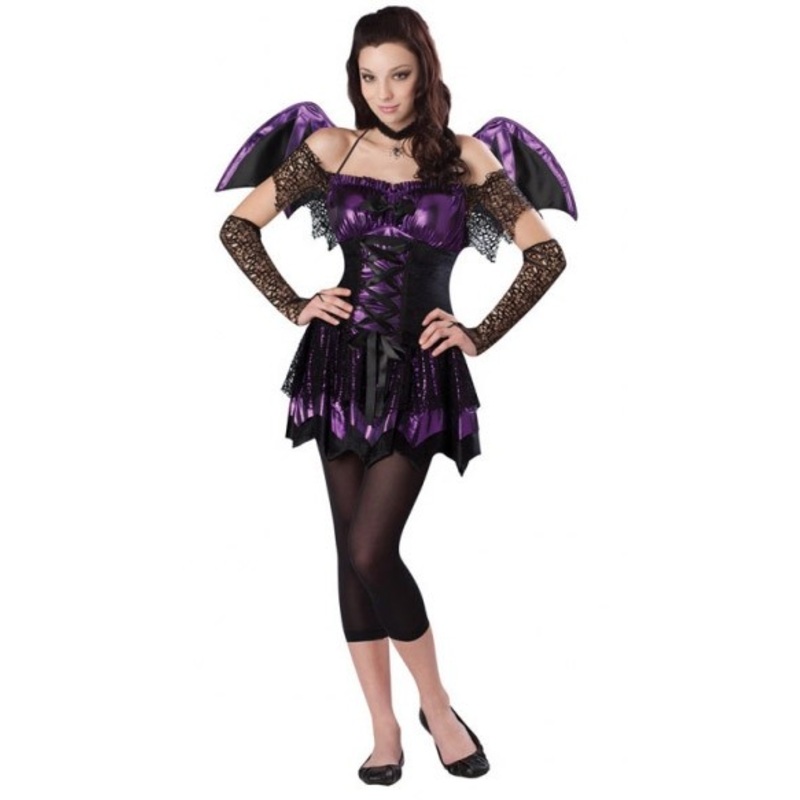 Lilac bat costume for teenagers