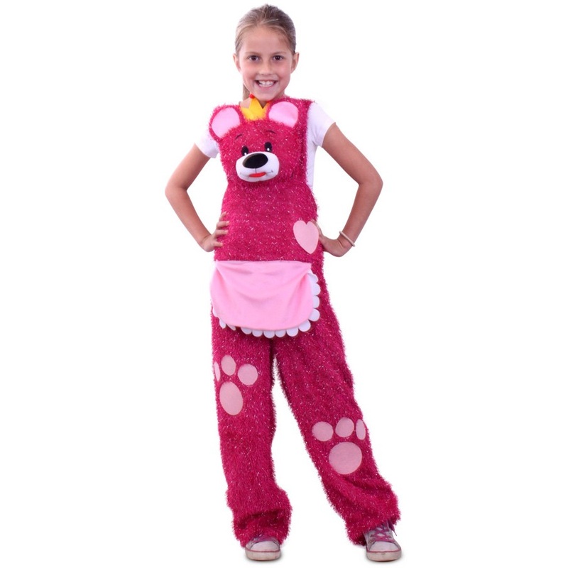 Plush teddy kids dungarees 104