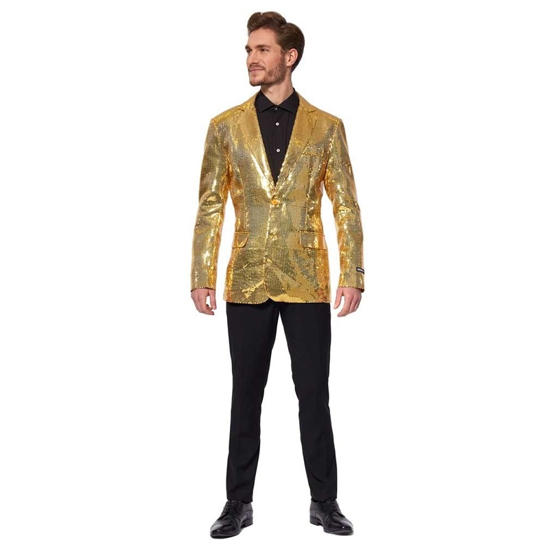 Sequins Gold Suitmeister Jacket for men S