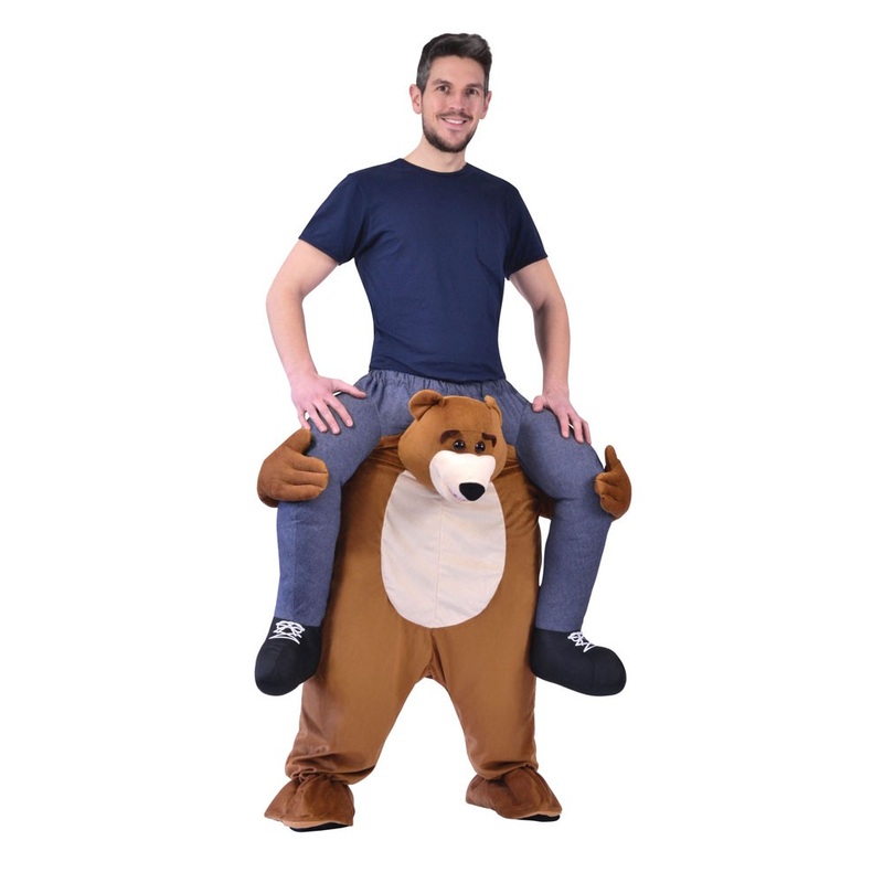 Strong piggyback costume