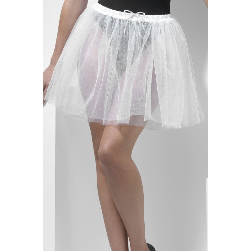 White and transparent ladies tutu