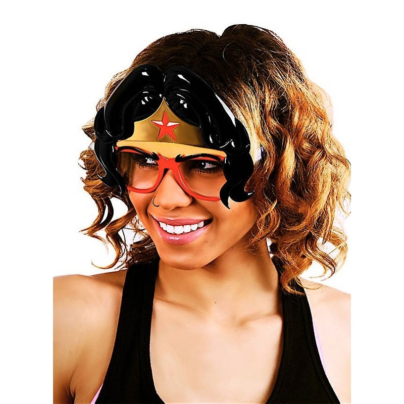 Wonder Woman glasses with half mask