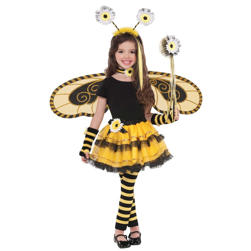 Yellow-black bees tutu for kids