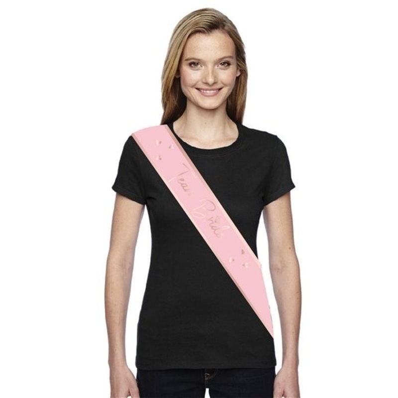 6 Shiny Bachelorette Team Bride Sashes