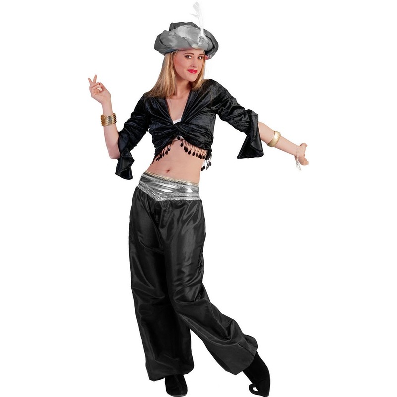 Belly dancer Mariella top black