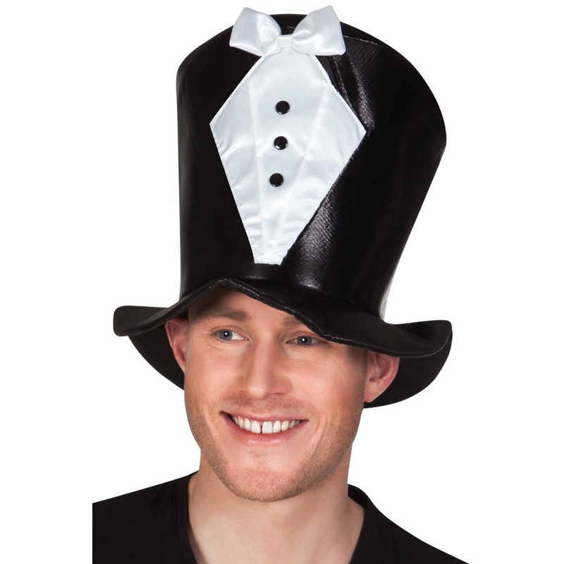 Black bachelorette party top hat