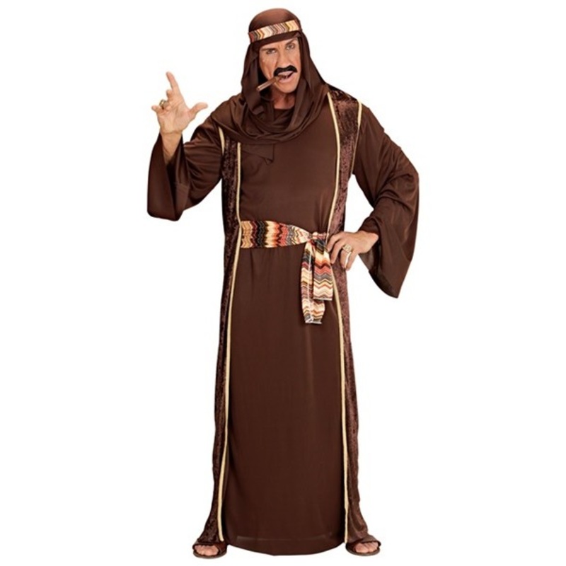 Brown sheikh mens costume Abu Dhabi S